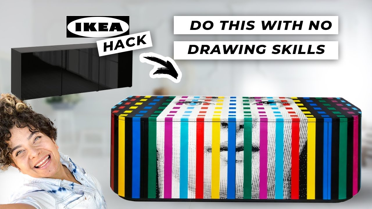 ПЛАТЬЕ FORNASETTI за 18000 $ всего за 200 $ IKEA HACK Сделай сам БЕЗ НАВЫКОВ РИСОВАНИЯ