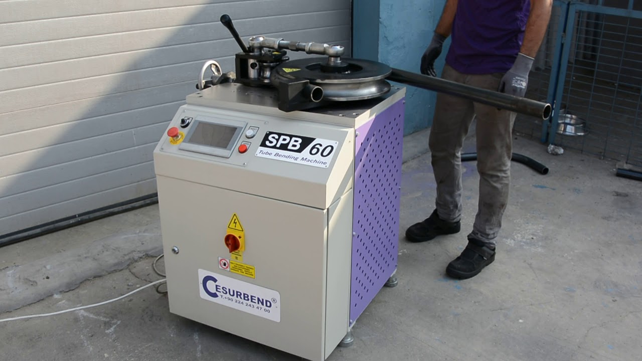 Malafasız Boru ve Profil Bükme Makinası - Non Mandrel Pipe & Tube Bending Machine - SPB 60