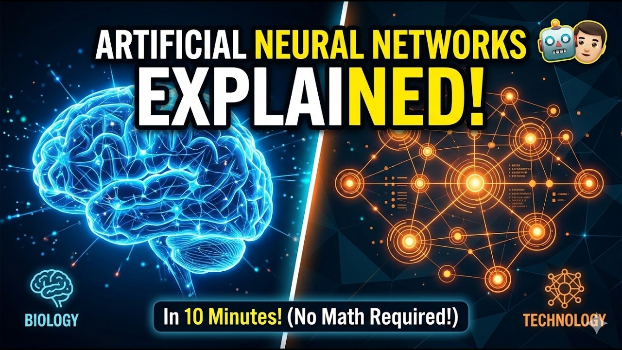 Artificial Neural Networks Explained in 10 Minutes (No Math Required!)