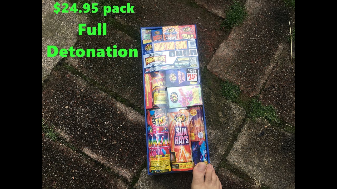 Walmart Fireworks Backyard Show all items shown which are the best worst