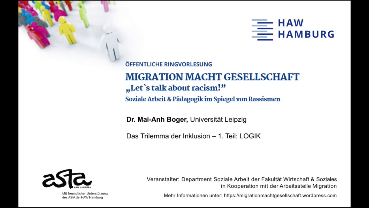 Dr. Mai-Anh Boger, Das Trilemma der Inklusion – 1. Teil: LOGIK
