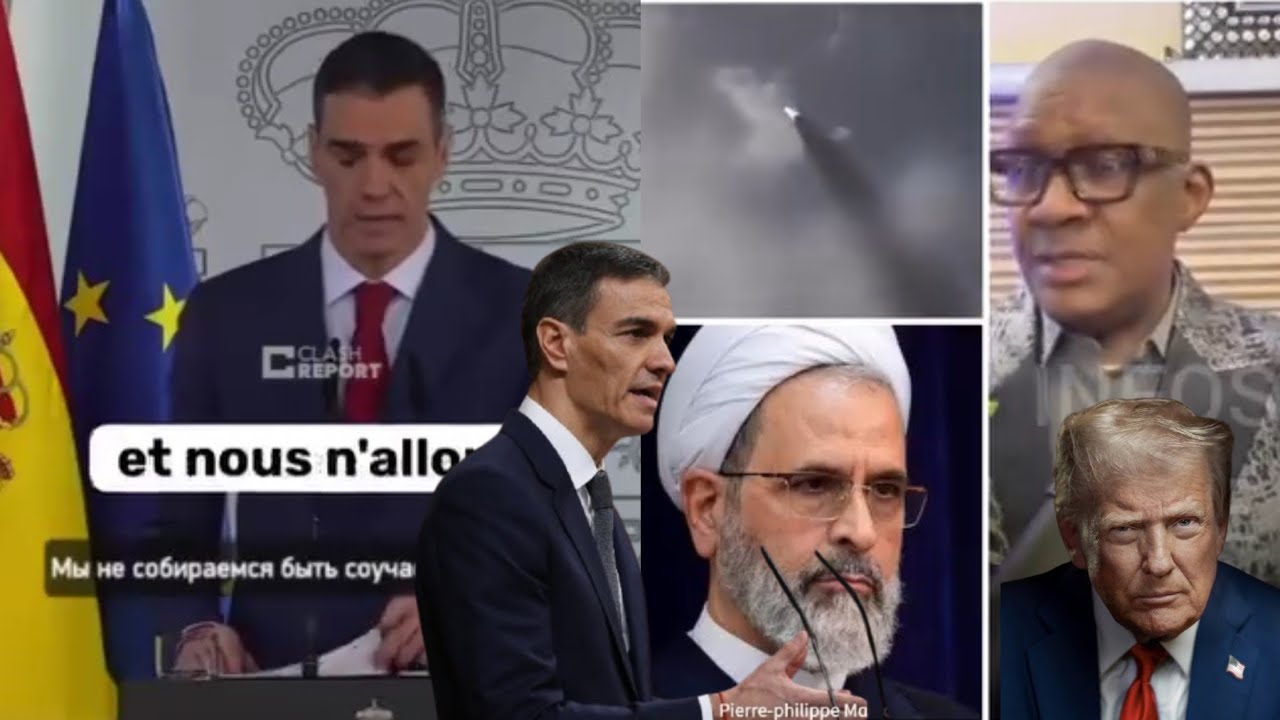 L’ESPAGNE DIT NON À LA GUERRE IMPOSER PAR LES ETATS UNIS ET AUCUN CHANTAGE NE FERA RECULÉ L’ESPAGNE 