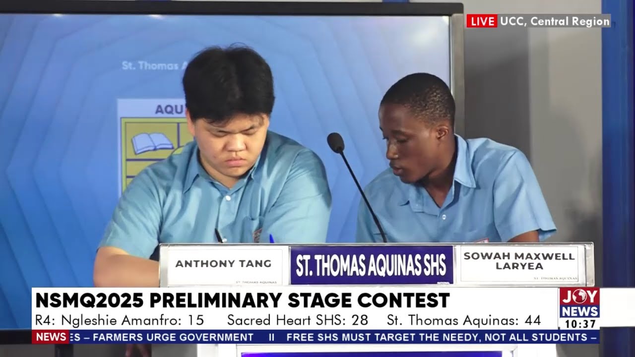 NSMQ 2025 Preliminary Stage: St. Thomas Aquinas thrashes Sacred Heart SHS and Ngleshie Amanfrom SHS