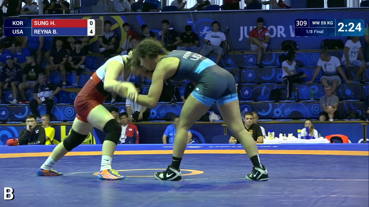 1/8 WW - 59 kg: H. SUNG (KOR) v. B. REYNA (USA)
