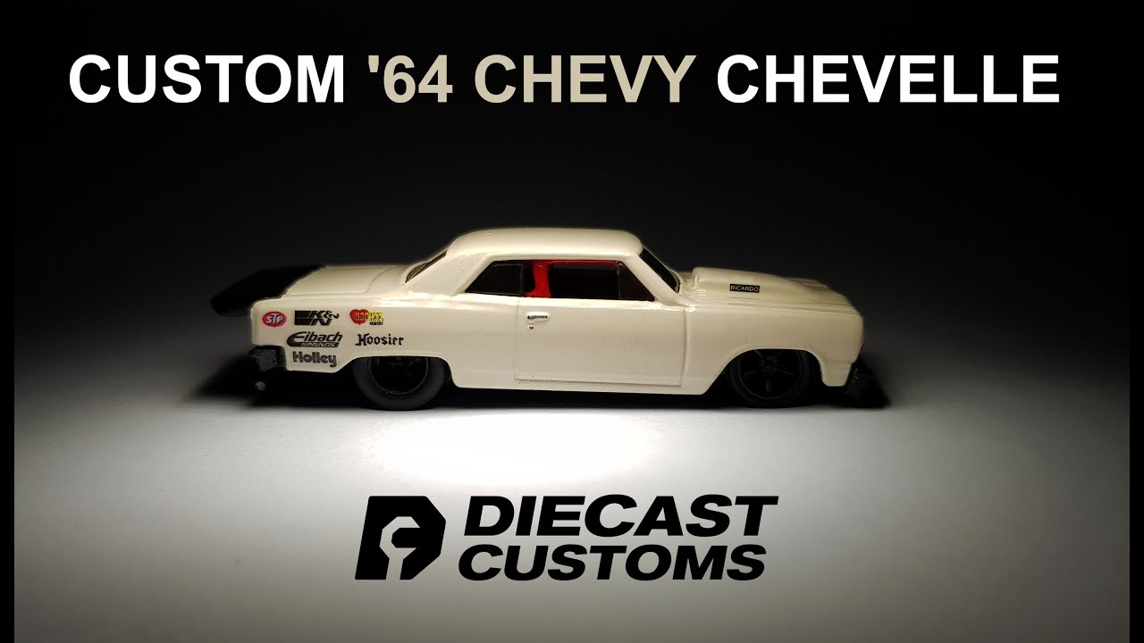 Custom Hot Wheels 64 Chevelle Drag Car