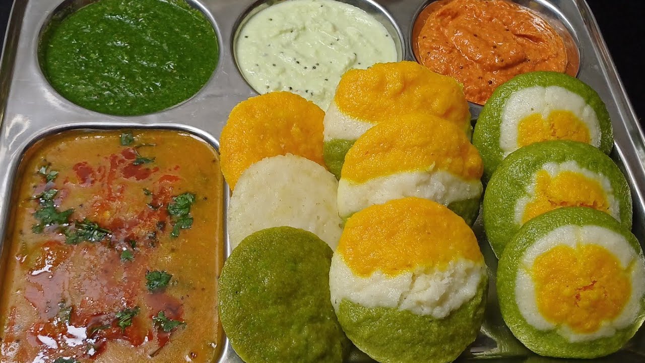Republic Day Special Recipe| Tricolor Idli | तिरंगा इडली |Spinach & Carrot Idli| Tricolour Food|