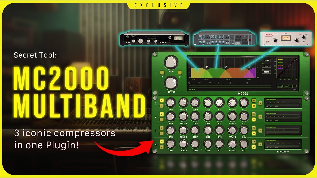 McDSP MC2000 | Секретный многополосный компрессор, используемый Джейсеном Джошуа и Бэйнзом
