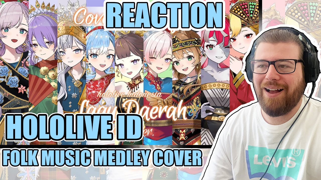 AMAZING!! Indonesian Folk Music Medley 2024 Ver. - hololive ID [Cover] | Laverick Reacts