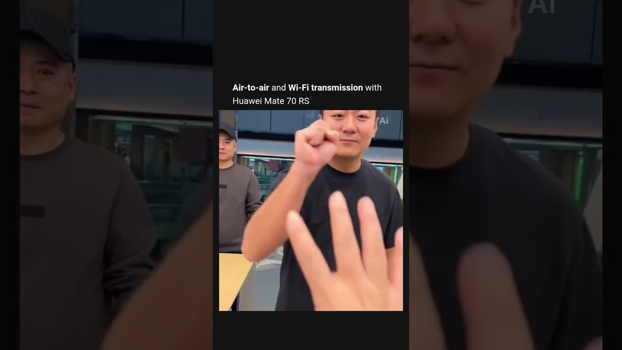 Huawei Air Gesture: Redefining Touchless File Sharing