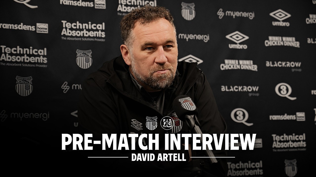 David Artell | Pre-Fleetwood Town (H)