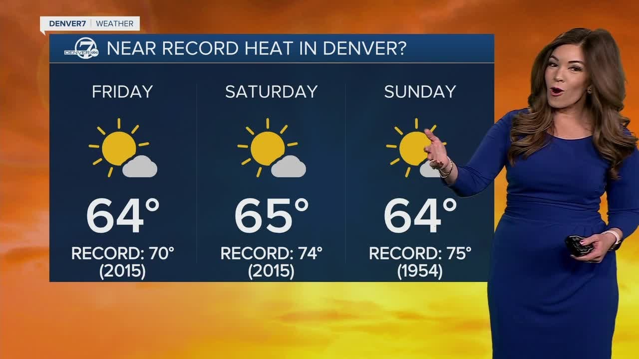 Sunny, 60+ degree stretch in Denver metro through the weekend