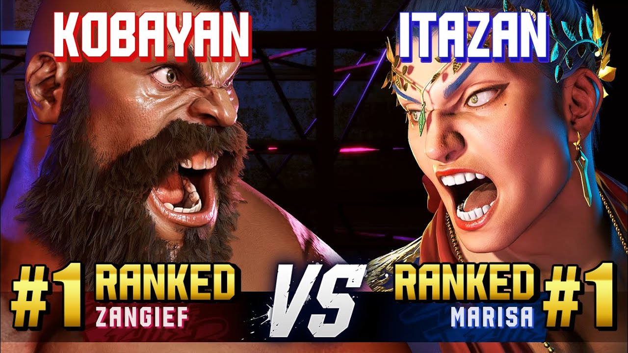 SF6 ▰ KOBAYAN (#1 Ranked Zangief) vs ITAZAN (#1 Ranked Marisa) ▰ High Level Gameplay