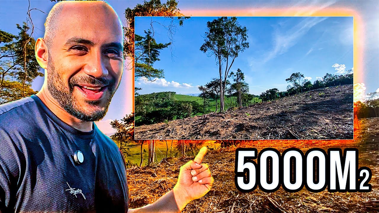 EU VOU PASSAR O RESTO DOS MEUS DIAS AQUI! COMPREI MEU 1&ordm; TERRENO! 5000m2