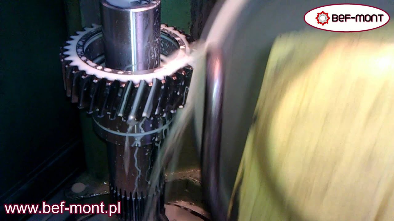 SZLIFOWANIE ZĘBÓW KÓŁ ZĘBATYCH - WHEEL GEARS FINISHING GRINDING