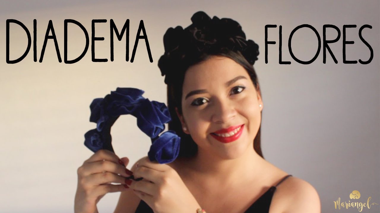 COMO HACER UNA DIADEMA DE FLORES - DIY - RÁPIDO Y FÁCIL - QUEDATE EN CASA
