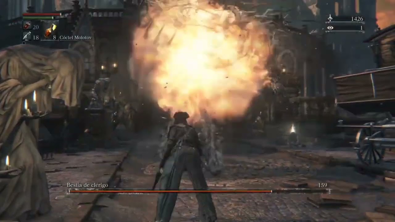 c&oacute;mo derrotar a la bestia Cl&eacute;rigo f&aacute;cilmente (bloodborne)