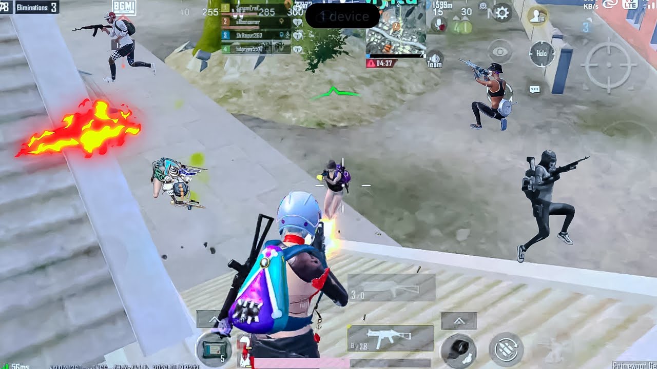 Bgmi AGRESSIVE anemy attack me 💥