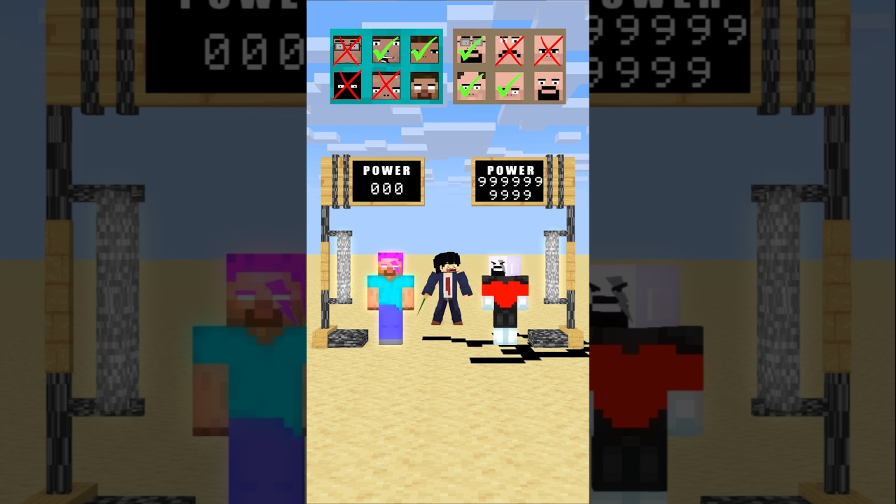 HELP Herobrine To Power Up And Win The Strongest With Friends #friendship #shorts #trending #anime