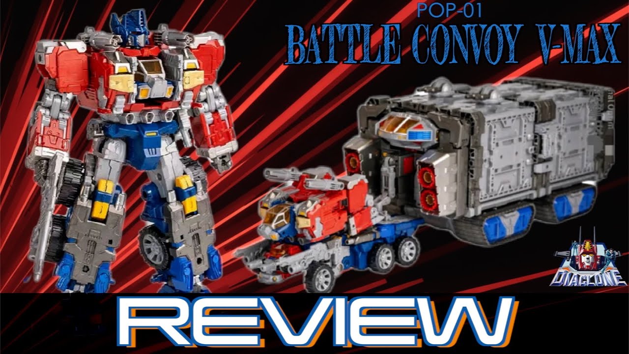 Diaclone DA-65 Pop01 Review - Recensione Battle Convoy V-Max