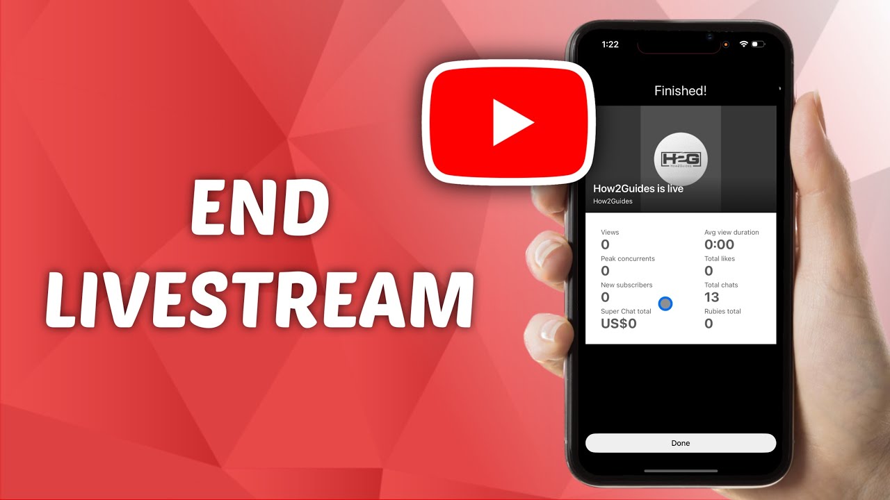 How to End a Live Stream on YouTube