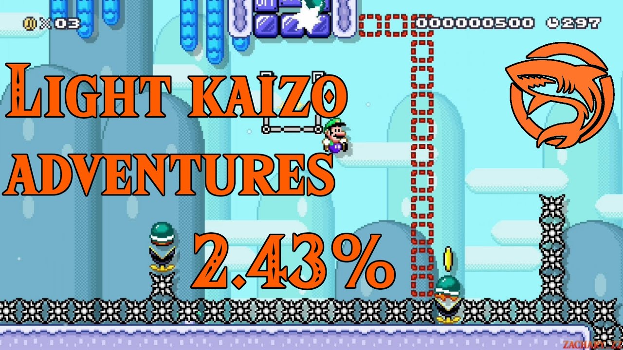 Light kaizo adventures - 2.43% Clear Rate - Super Mario Maker 2