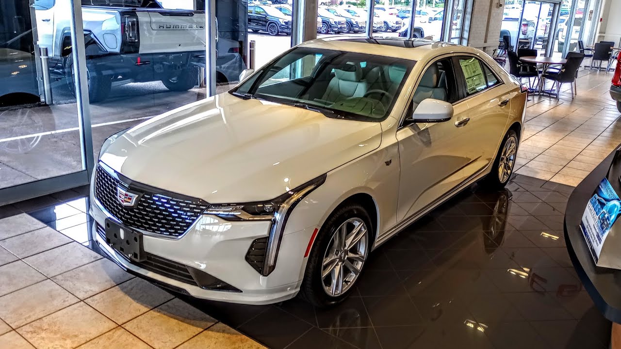 For Sale 2024 Cadillac CT4 Luxury 2.0L Turbo Ext Summit White/Whisper Beige& Jet Black $41,000