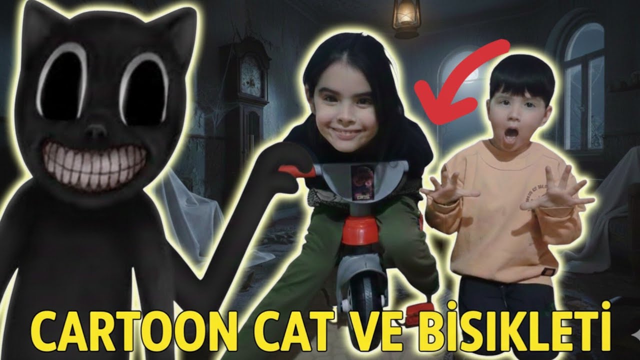 😱Cartoon cat in bisikleti 😳😳  @hiperçınar @TroomTroom_Tr 