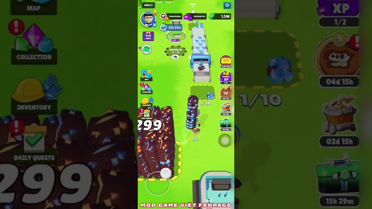 Drill & Collect: Mỏ nhàn rỗi Online Hack Full Update Phiên Bản Mới Nhất FOR  ANDROID - IOS BY MGV