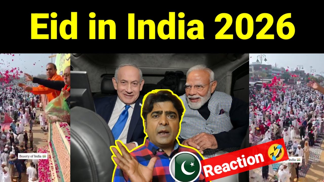 Hindus shower flower petals on Muslims during Eid Namaz in Jaipur | Eid in India Pak reaction 