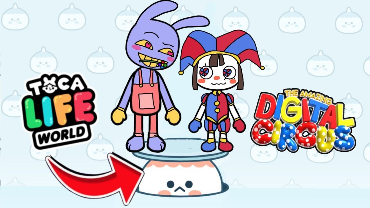 The Amazing Digital Circus in Toca Life World | Pomni vs Jax | Drawing Love Couples |Toca Boca