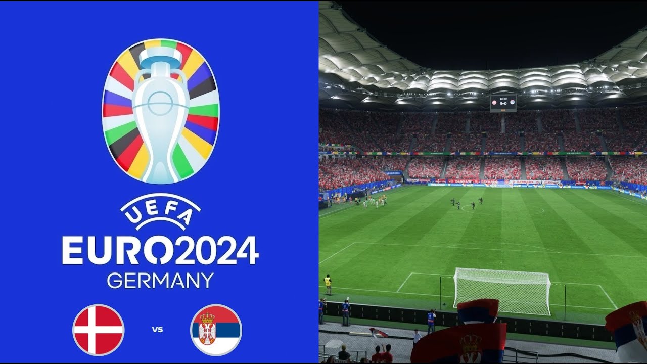 Denmark vs Serbia  Group C  UEFA EURO 2024  EA SPORTS FC 24