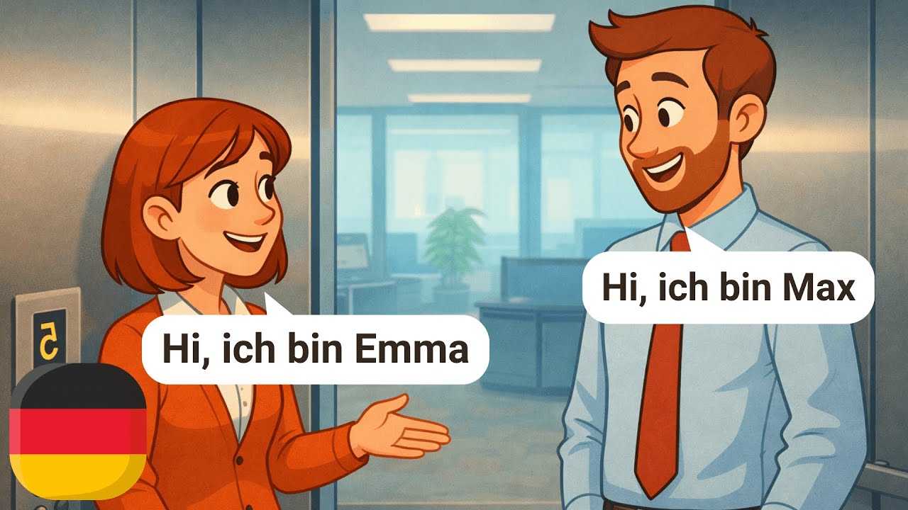 Simple German Conversations for Beginners (With Subtitles) | A1-A2 | Meeting New People