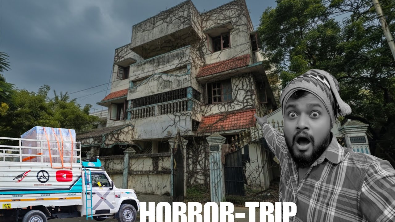 चेन्नई में भूत बंगला देखने को मिला🫣फुल टूर Horror House 🏡🤕#driver 