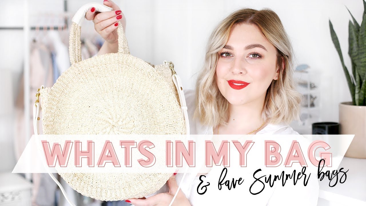 WHAT'S IN MY BAG | CLARE V. ALICE TOTE & MY FAVOURITE SUMMER BAGS | I Covet Thee