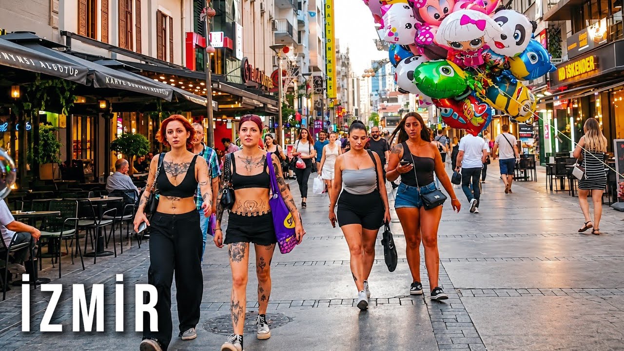 Alsancak: Vibrant Streets & Cozy Evening Vibes, Izmir 4K 🇹🇷