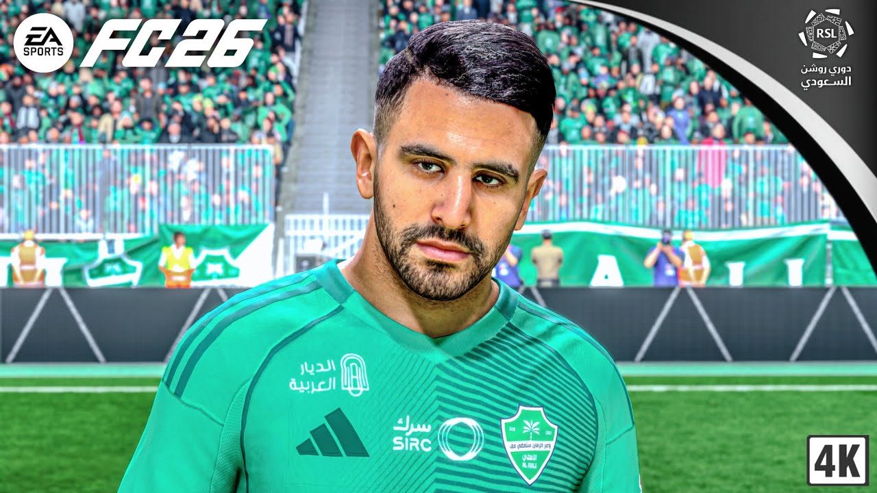 الأهلي ضد الإتحاد. دوري روشن السعودي. PS5™ EA SPORTS FC26 [4K60]