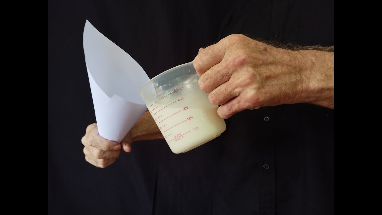 Milk into paper cone magic trick revealed & how to make.