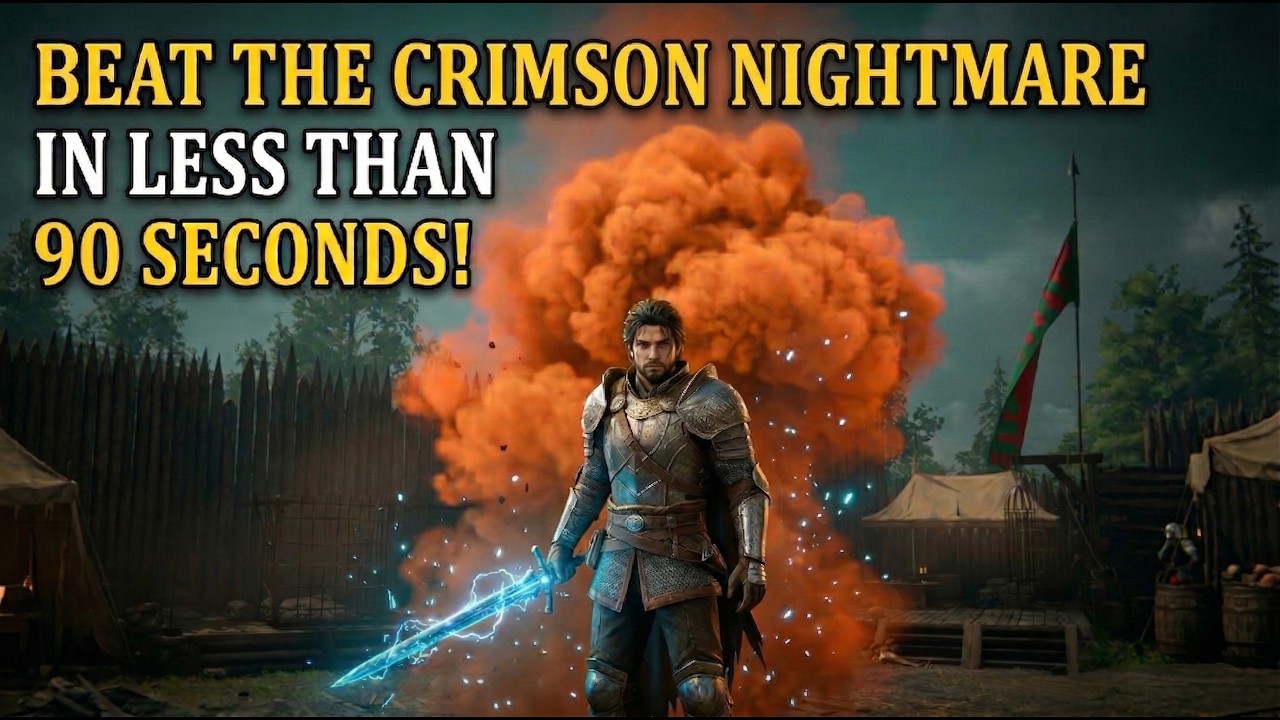 How to Beat CRIMSON NIGHTMARE in Less Than 90 Seconds (Fastest Guide)