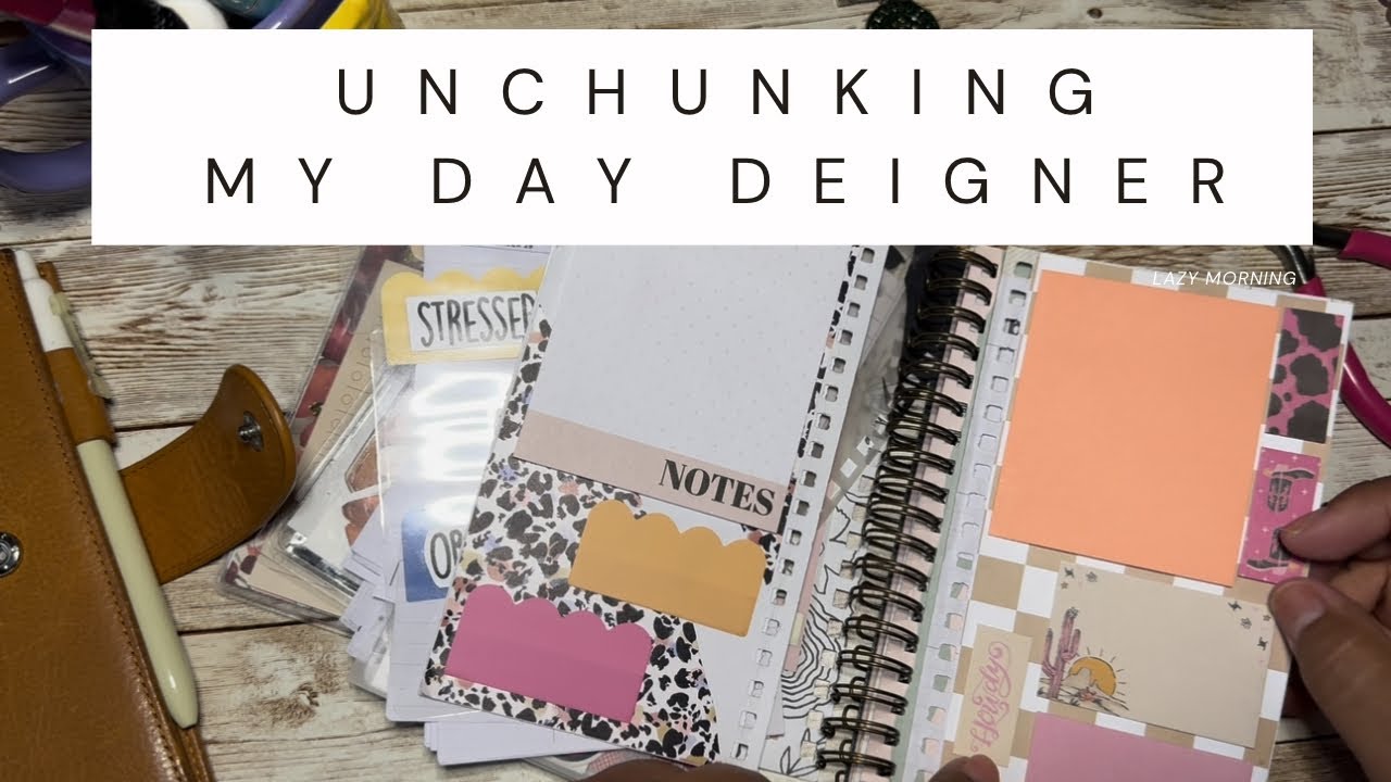 Un-chunking my DD “frankenplanner” | 👀 my #sterlingink #chunkyplanner #plannersetup   #gillio