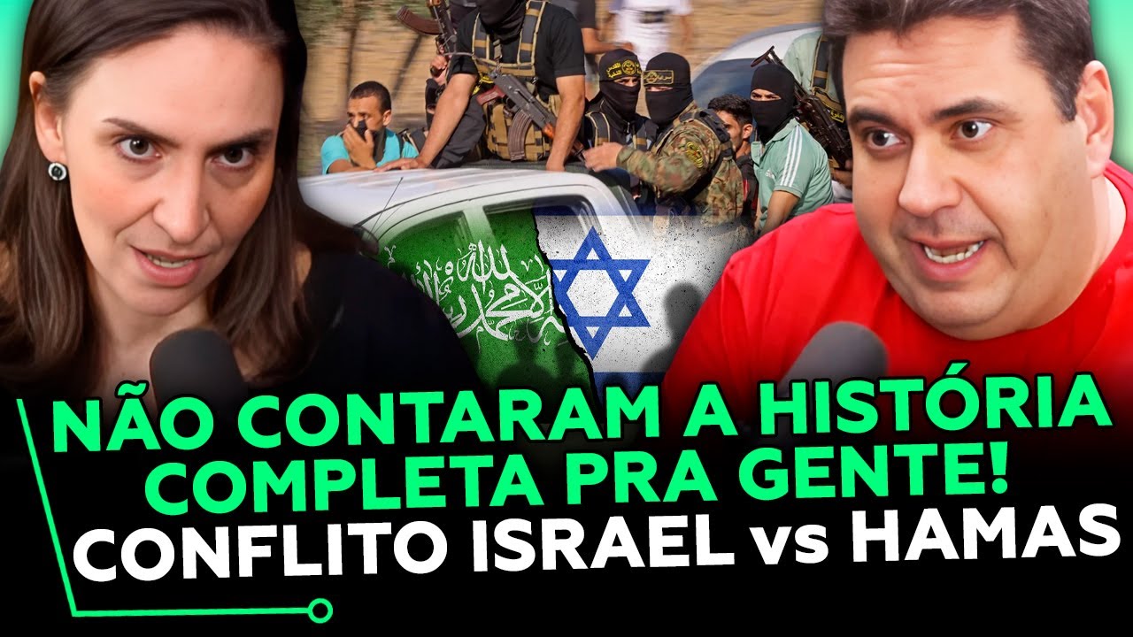 CONFLITO ENTRE ISRAEL X HAMAS | A REALIDADE NÃO CONTADA com Eng Léo e a Cecília Flesch