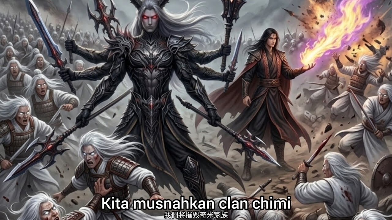 Xiao Yan dan dewa jahat b4ntai clan Chimi - btth ranah dewa eps terakhir 