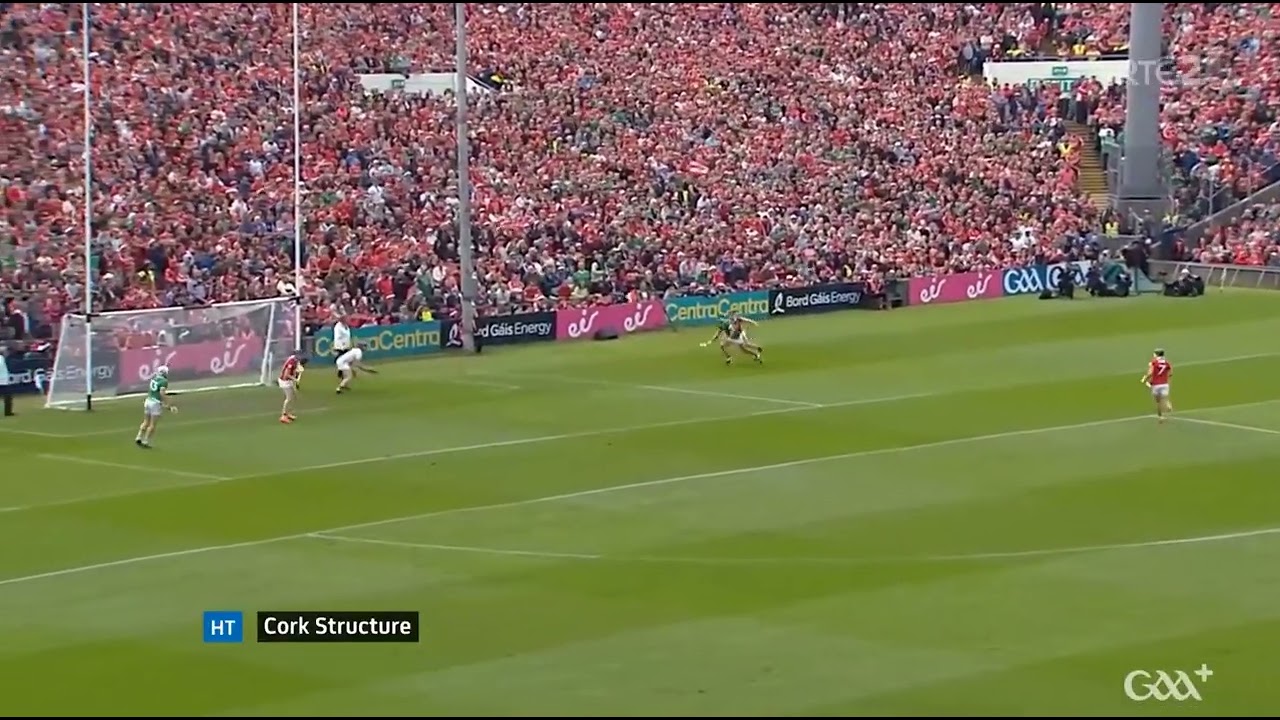 CORK STRUCTURE CREAKING IN 1ST HALF -  LIMERICK V CORK 2025 MUNSTER HURLING FINAL GAA IRELAND