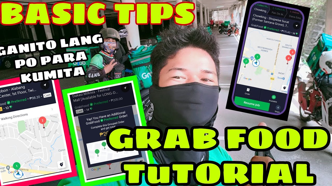 GRABFOOD STEP BY STEP TUTORIAL AS GRAB FOOD RIDER  | GRABFOOD APP TUTORIAL | GRAB FOOD DOUBLEBOOKING