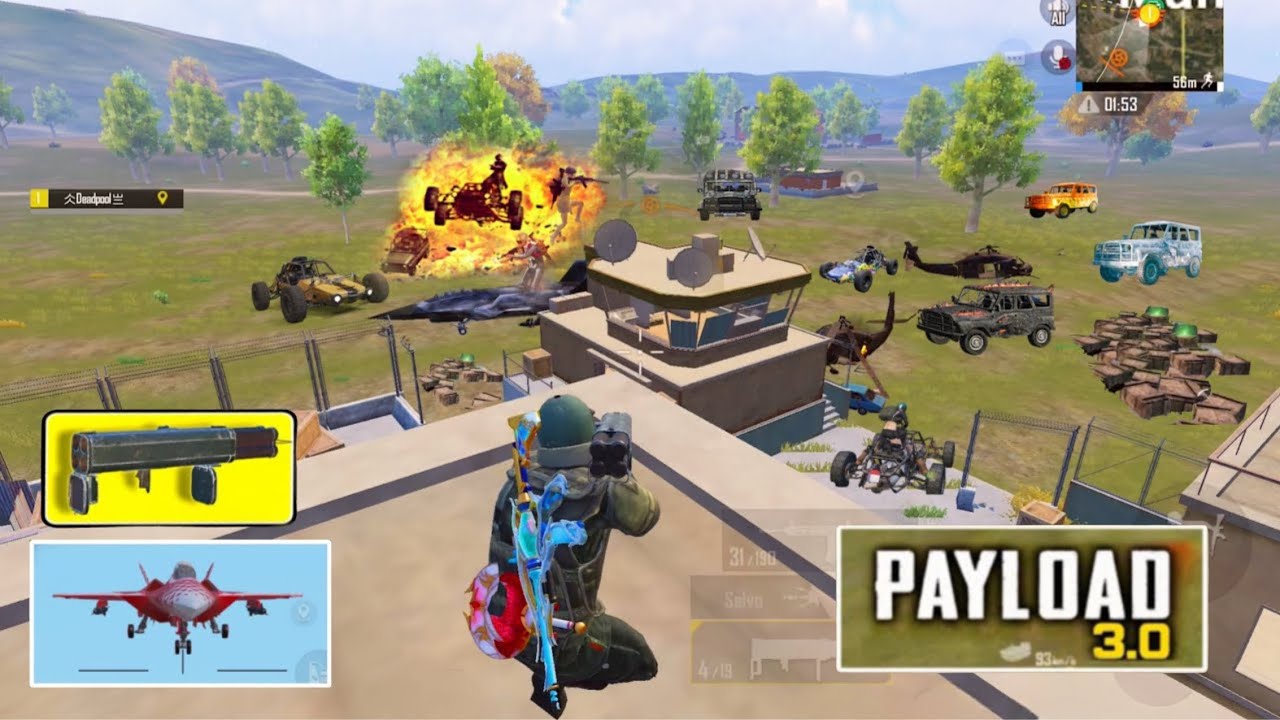Ruined the BASE😱 too much PANIC💥JET, M202 Destroy Payload mode🔥