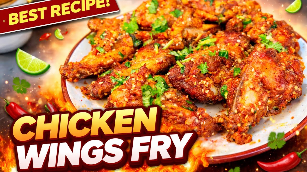 মুচমুচে Chicken Wings Fry | সহজ চিকেন উইংস ফ্রাই রেসিপি | Crispy Chicken Wings Recipe