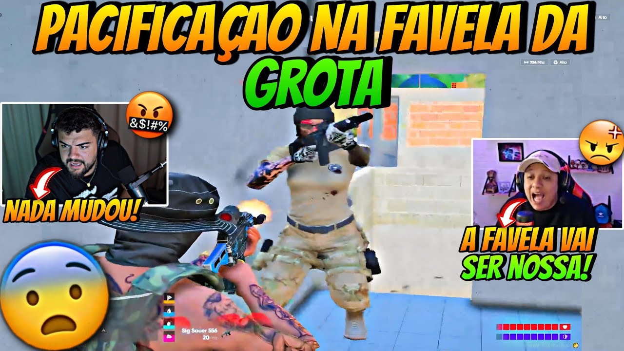 MEGA PACIFICAÇÃO NA FAVELA DA GROTA🔥 DELEGA INVADIU COM TODO O BOPE?😱 | COMPLEXO CLIPES