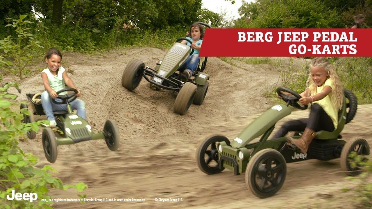 BERG Jeep&reg; Junior Pedal go-kart | Adventure Pedal go-kart | Revolution Pedal go-karts