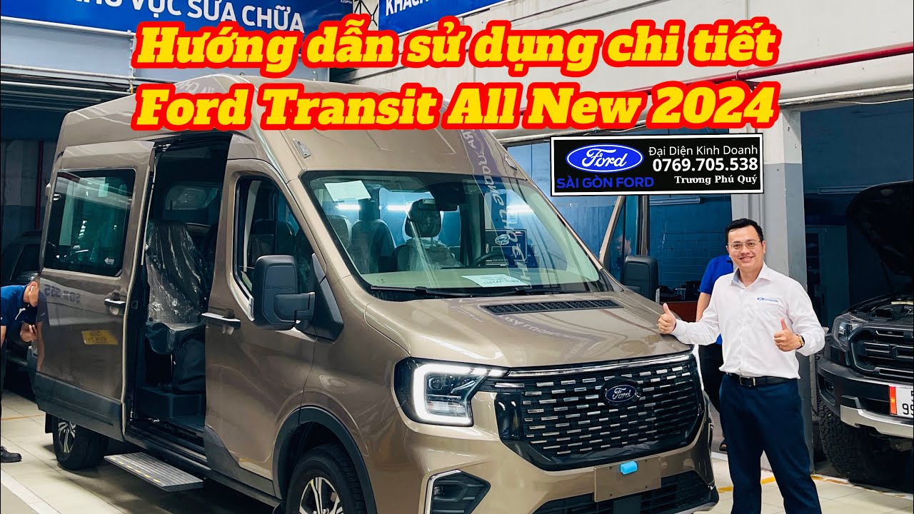 👍Hướng Dẫn Sử Dụng chi tiết FORD TRANSIT ALL NEW 2024 | ❤️Phú Quý Ford - 0769.705.538❤️