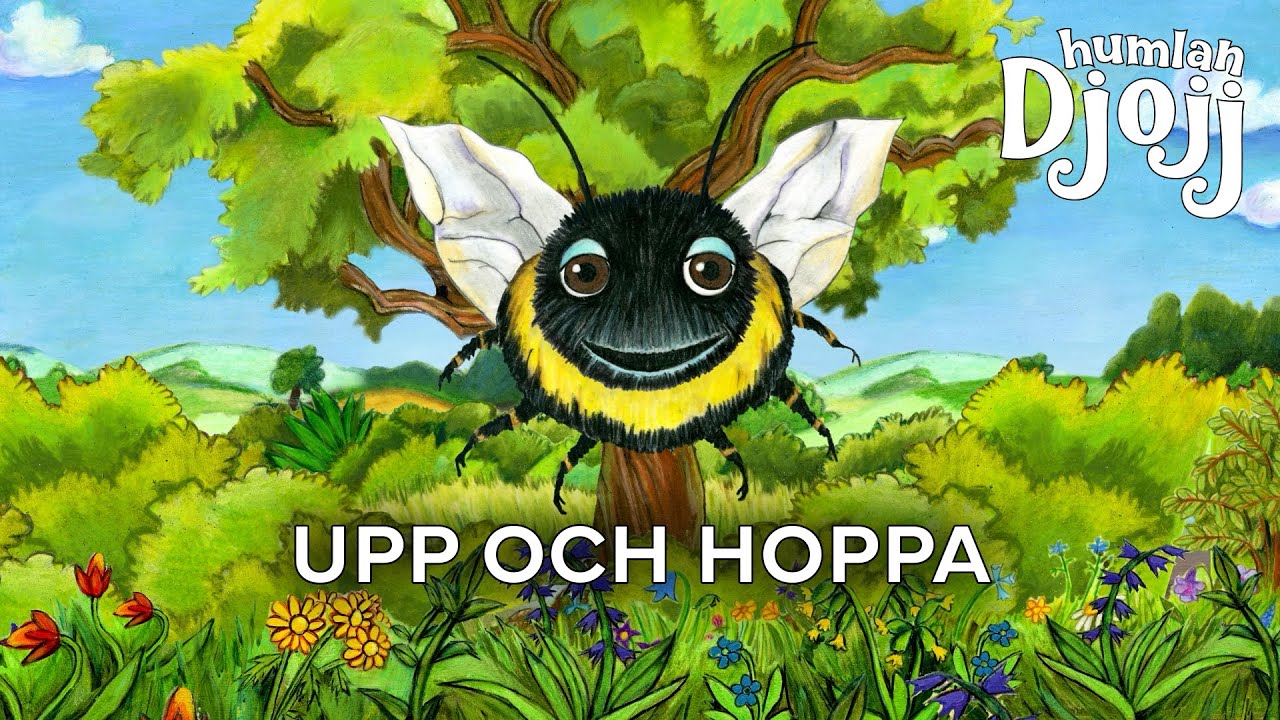 Humlan Djojj - Upp och hoppa (Animerad musikvideo)