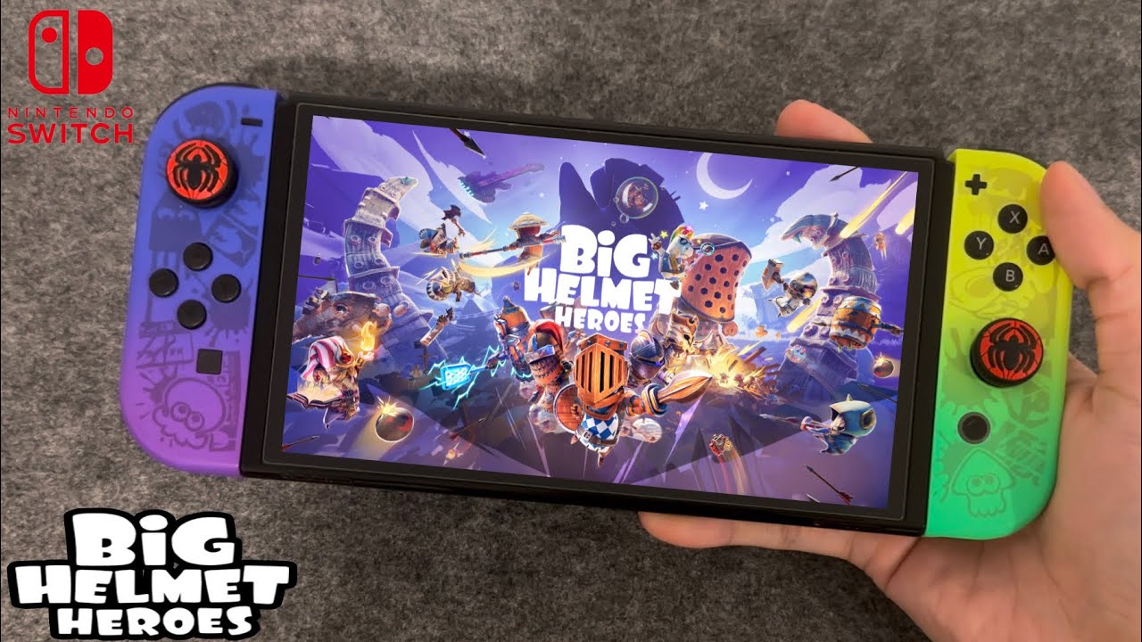 Big Helmet Heroes on Nintendo Switch Gameplay | Switch Oled Gameplay